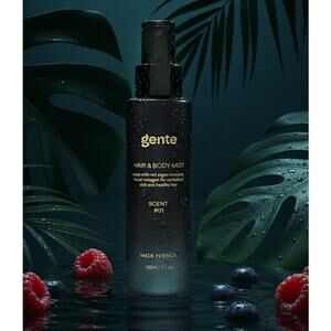 Gente Hair & Body Mist Scent #01 Fresh Clean Confident 100ml 3.3oz Full Size New